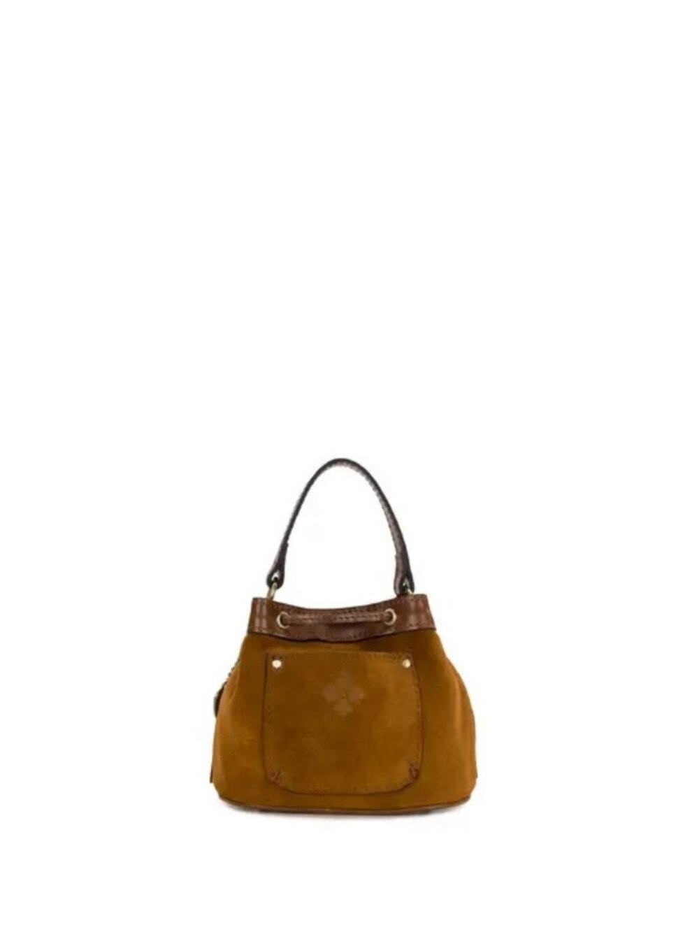 Patricia Nash Mini Elisa Chain Crossbody with Heart Charm - Suede Leather Fringe - Picture 4 of 6